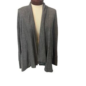 Athleta Soft Open Cardigan XXS Modal Stretchy Gray Oversize